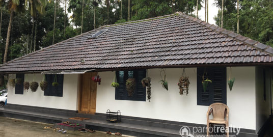 Excellent Land with 3 BHK House For Sale In Irulam, Wayanad @ 22 lakh/acre