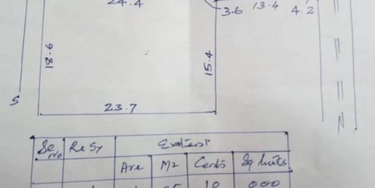 10 Cent Square Residential Plot For Sale at  Chowara , Aluva