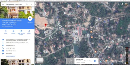 Residential Property For Sale Near Sree Narayana Public School, Chenkottukonam, Thiruvananthapuram