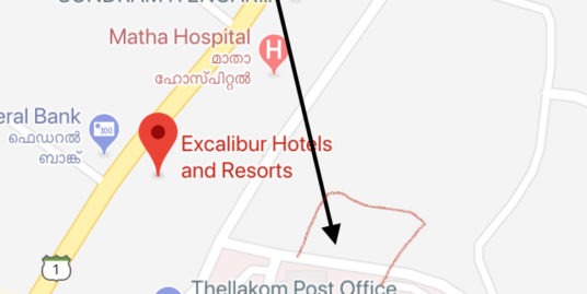 16 Cents Square Plot for sale ta Caritas Hospital , Kottayam