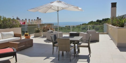 PENTHOUSE WITH PRIVATE ROOFTOP IN SOL DE MALLORCA 795,000€