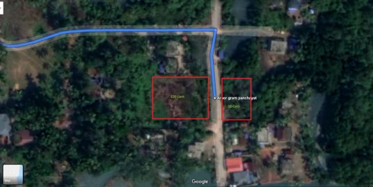 150 cent (100+50) plot suitable for commercial and residential purposes for sale in Aroor, Alappuzha.