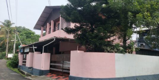 7 Cent Plot With Residential Building And Two Shop Rooms For Sale At Pallimoola, Thrissur