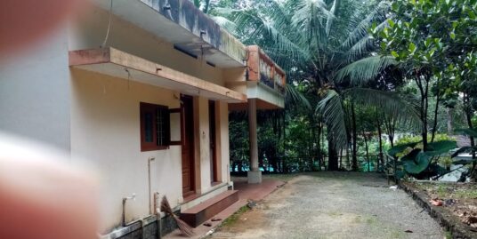 4 Acres of rubber estate with 1700 sq. ft. house for sale near Kurumannu, Palai, Kottayam Dist.